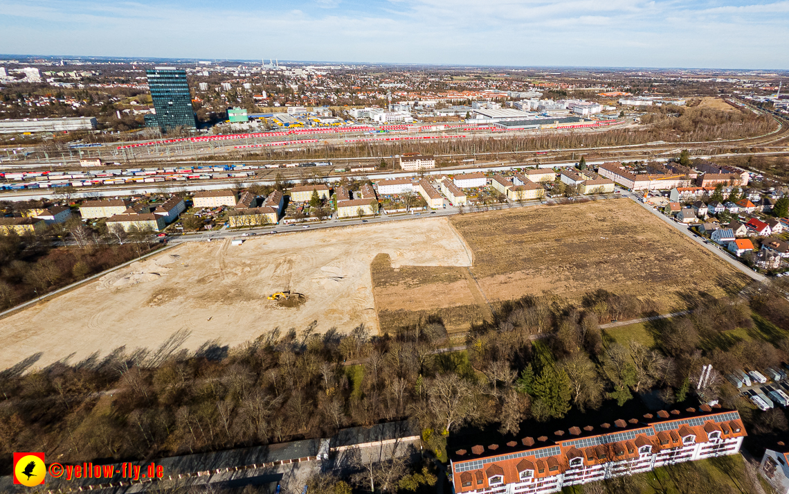 20.02.2023 - der Hachinger Bach zwischen Berg am Laim und Neuperlach